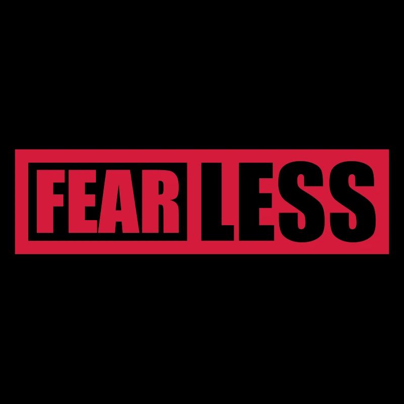 fearless Text Quote Design