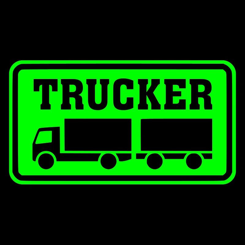 Shield Trucker Trailer Train Inverted