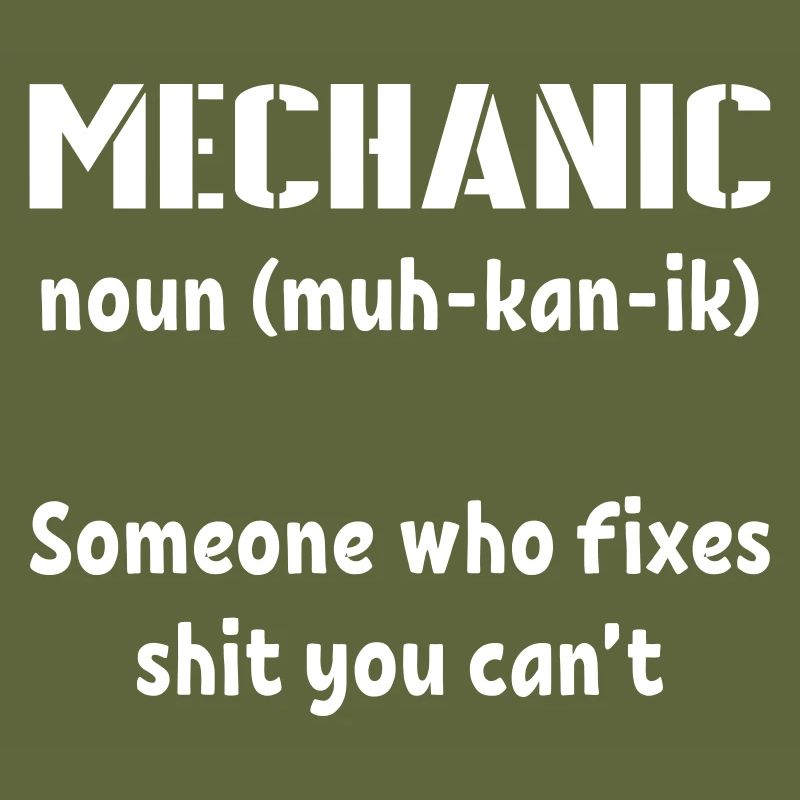 Mechanic Tshirt Funny