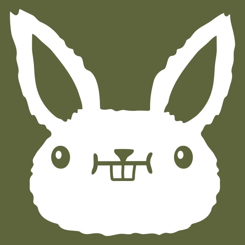 Cher lapin kawaii Face