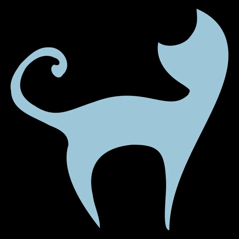 silhouette vector cat