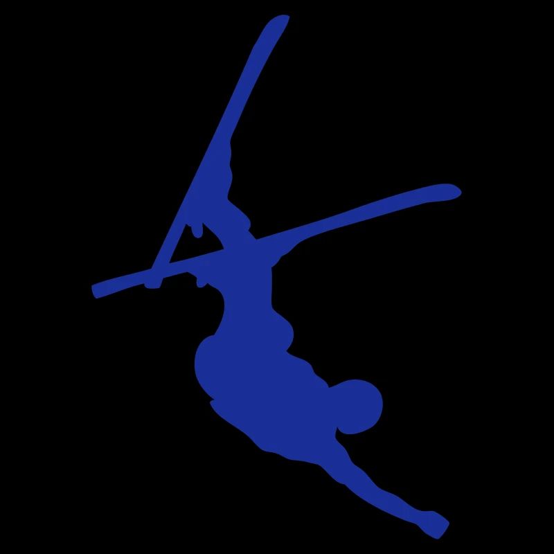 skier freestyle upside down