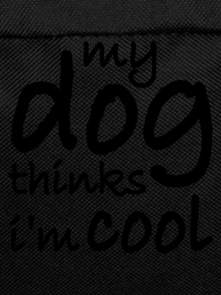 Dog thinks in the cool