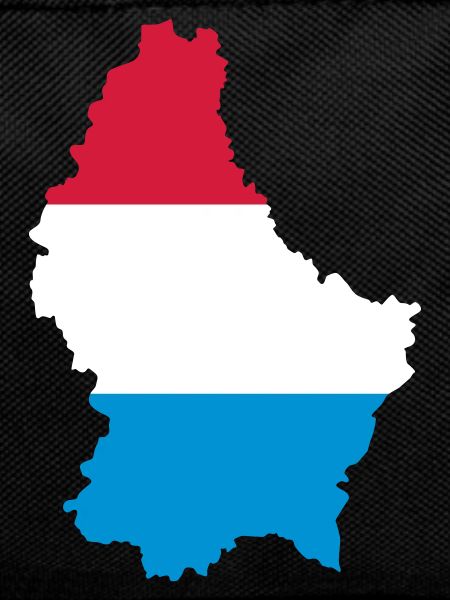 Luxembourg map&flag