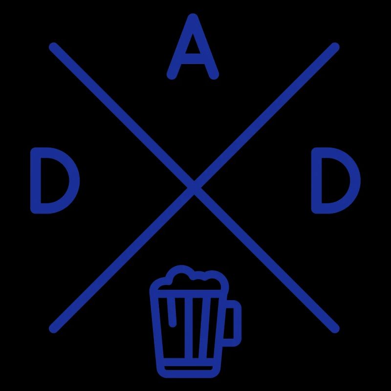 Beer Dad's beer bottle badge