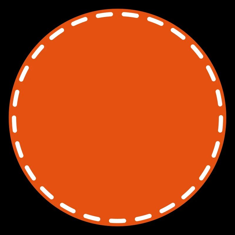Kreis Symbol Platzhalter Leer
