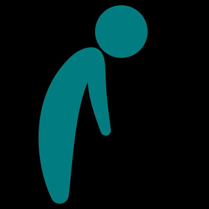 A golfer about to tee