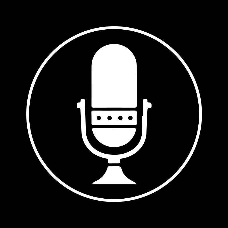 Icône de podcast du microphone