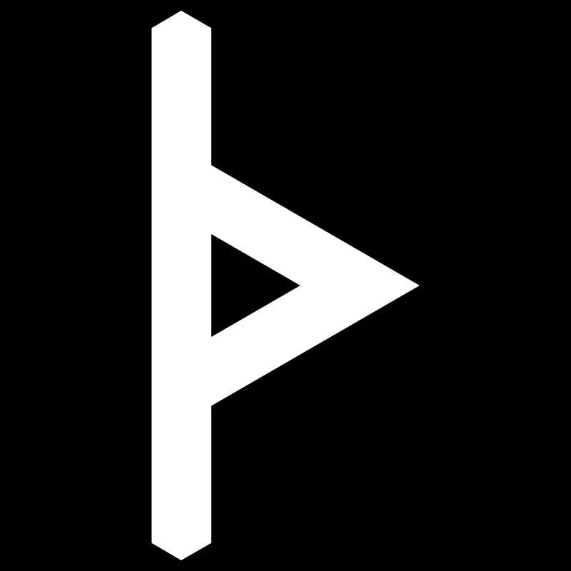 Rune: Thurisaz ᚦ (th), Quantum Runes Futhark 0 ©
