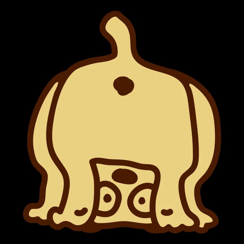 Dog from behind