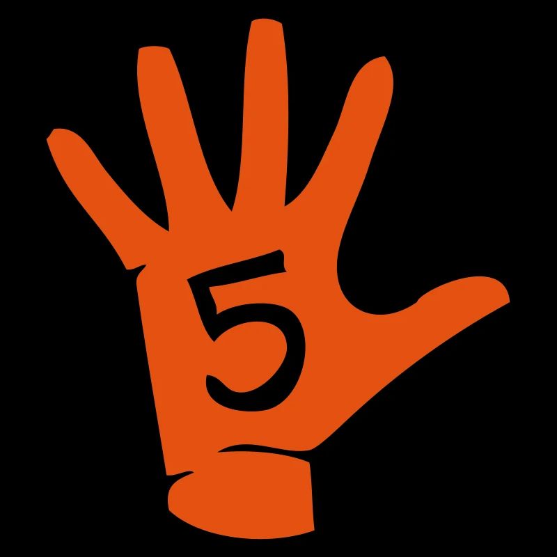 5 fingers hand