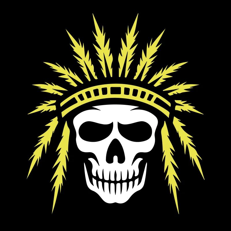Apache Indian Chief Skull