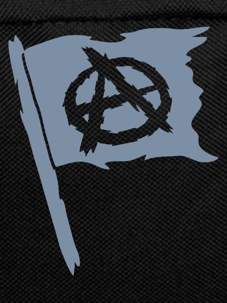 Logo flag anarchy symbol