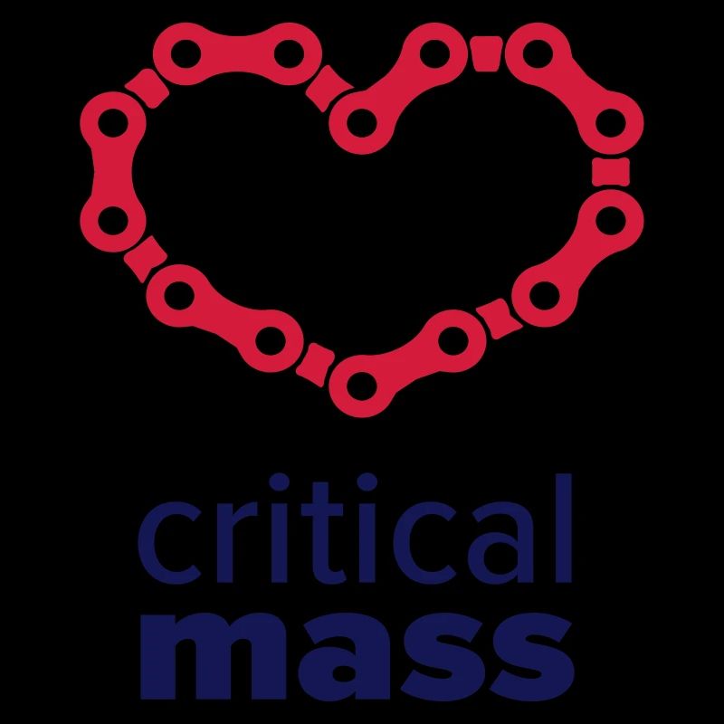 Critical Mass - heart for cyclists