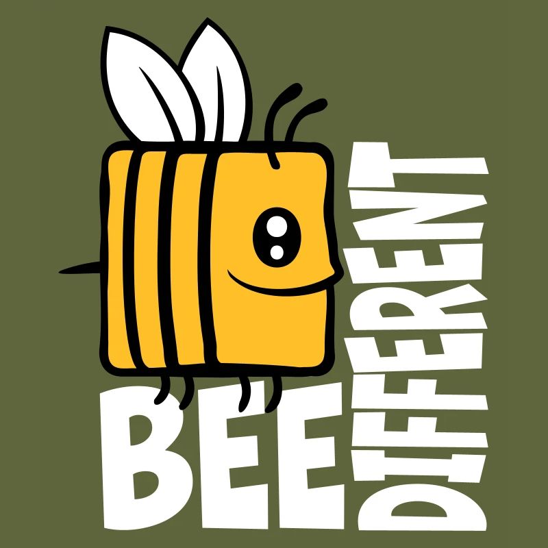 bee different Spruch Zitat
