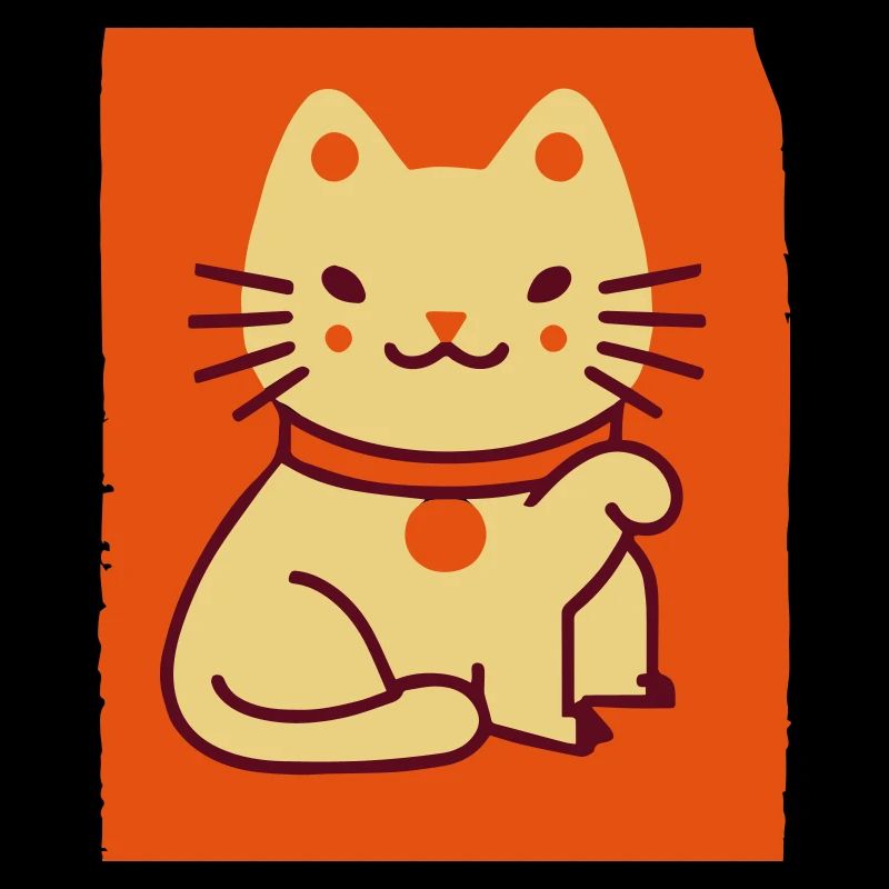 Katze Winkekatze Asia