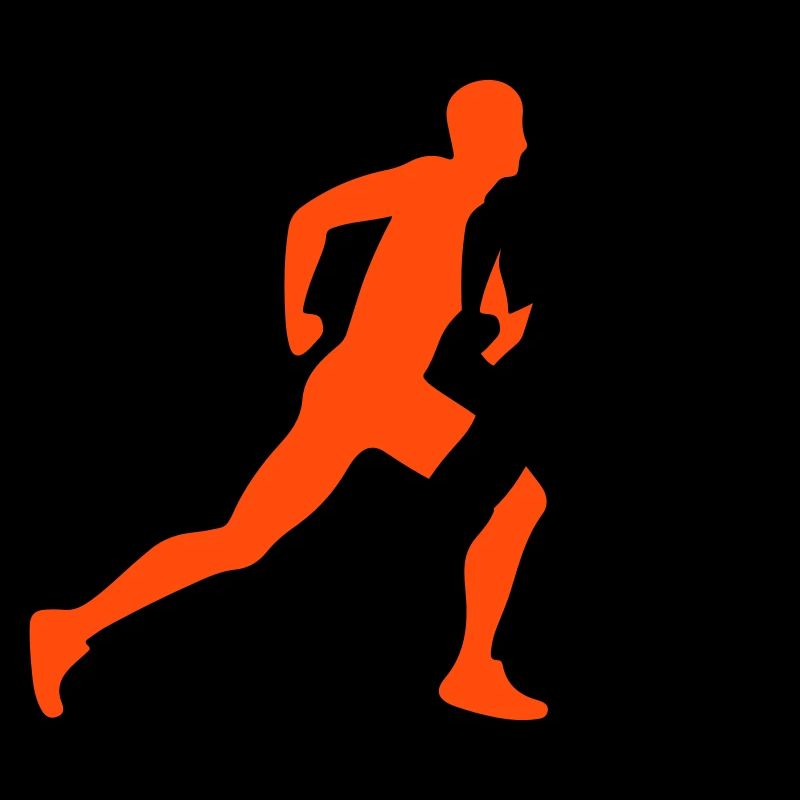 Running Marathon Mann Symbol