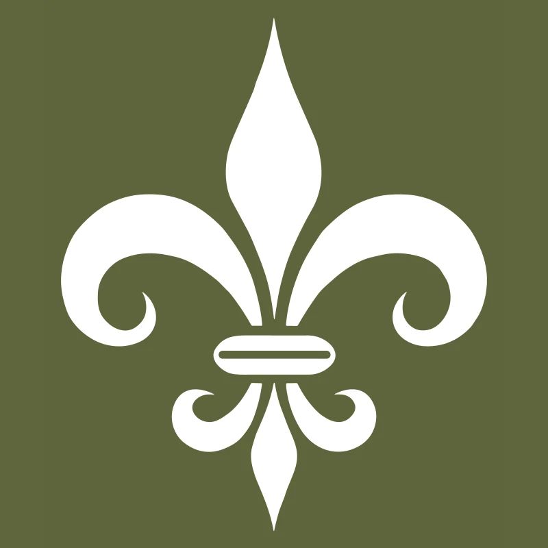 Conception majestueuse de lys français