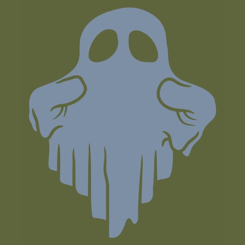 Horror funny floating ghost