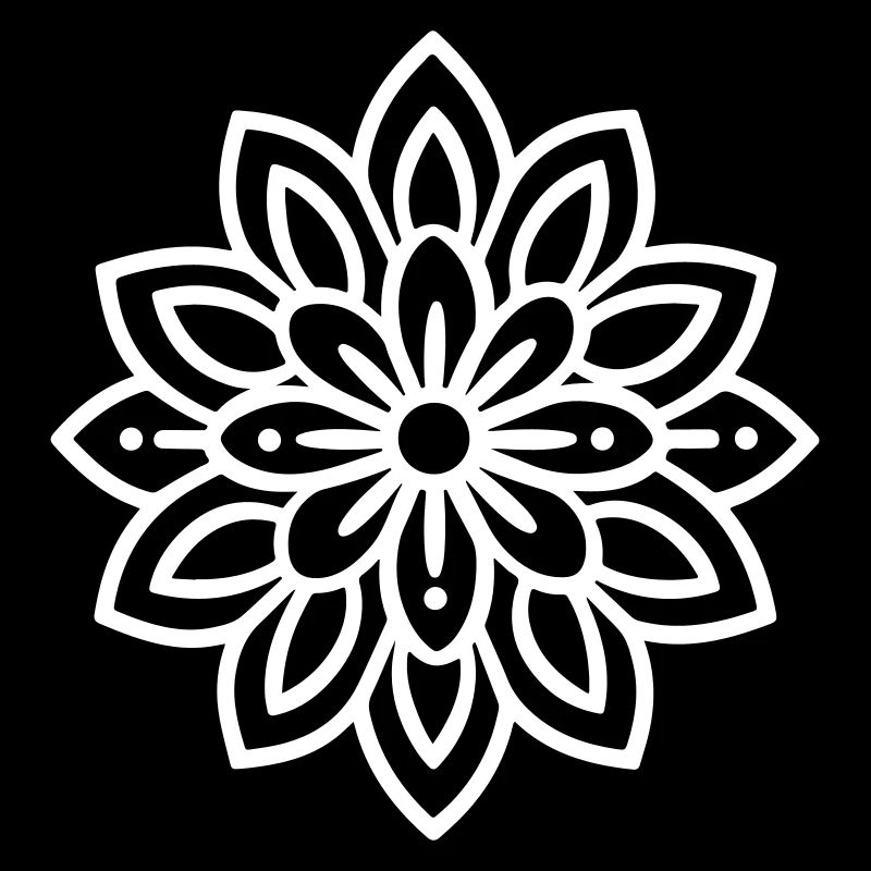 Icône de la fleur de mandala