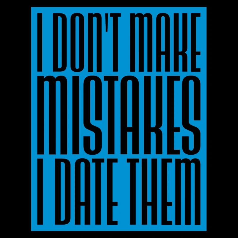 Date Mistakes Quote Logo