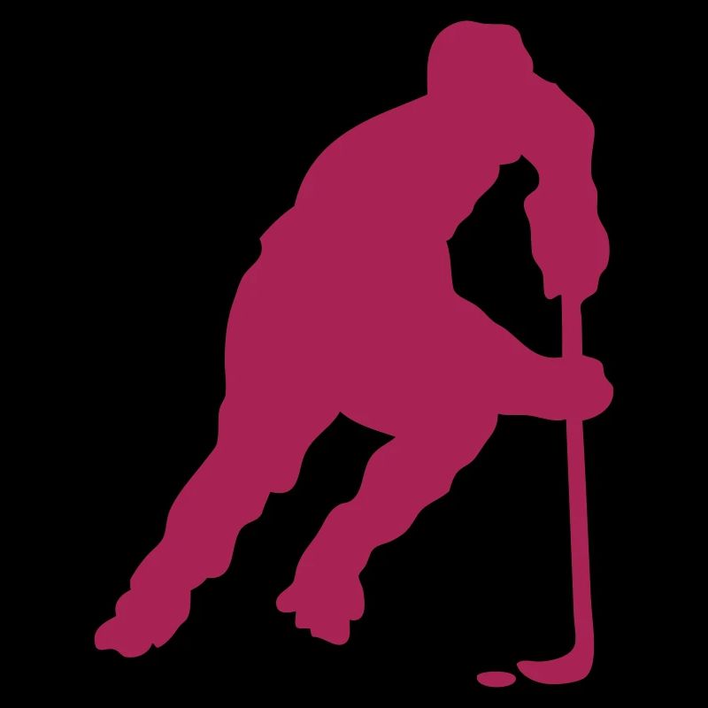 roller inline hockey silhouette character