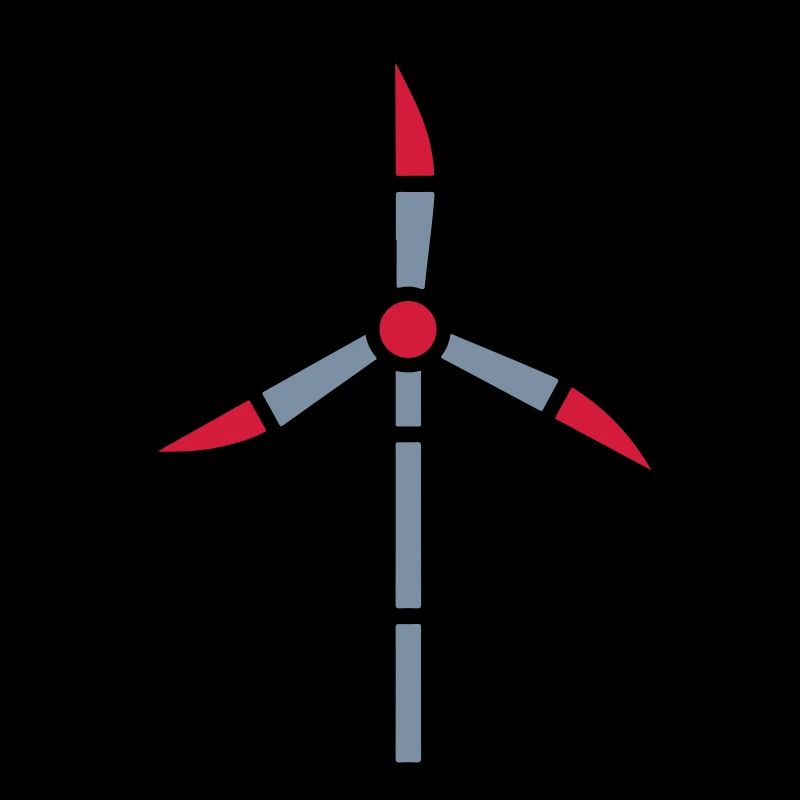 Windrad Windkraft Anlage Symbol