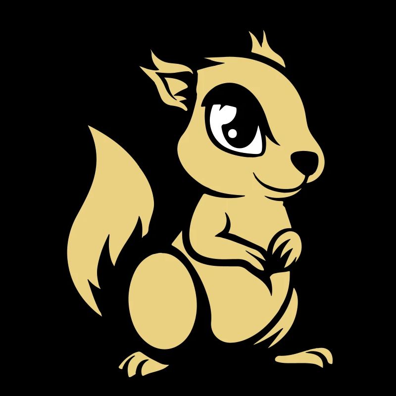 eichhörnchen comic tier