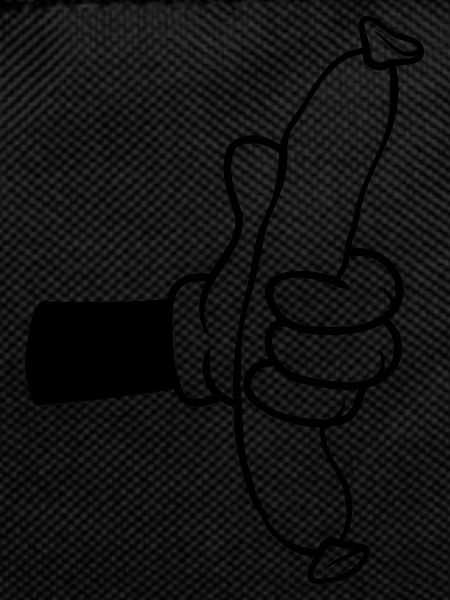 Sausage Comic Hand BBQ