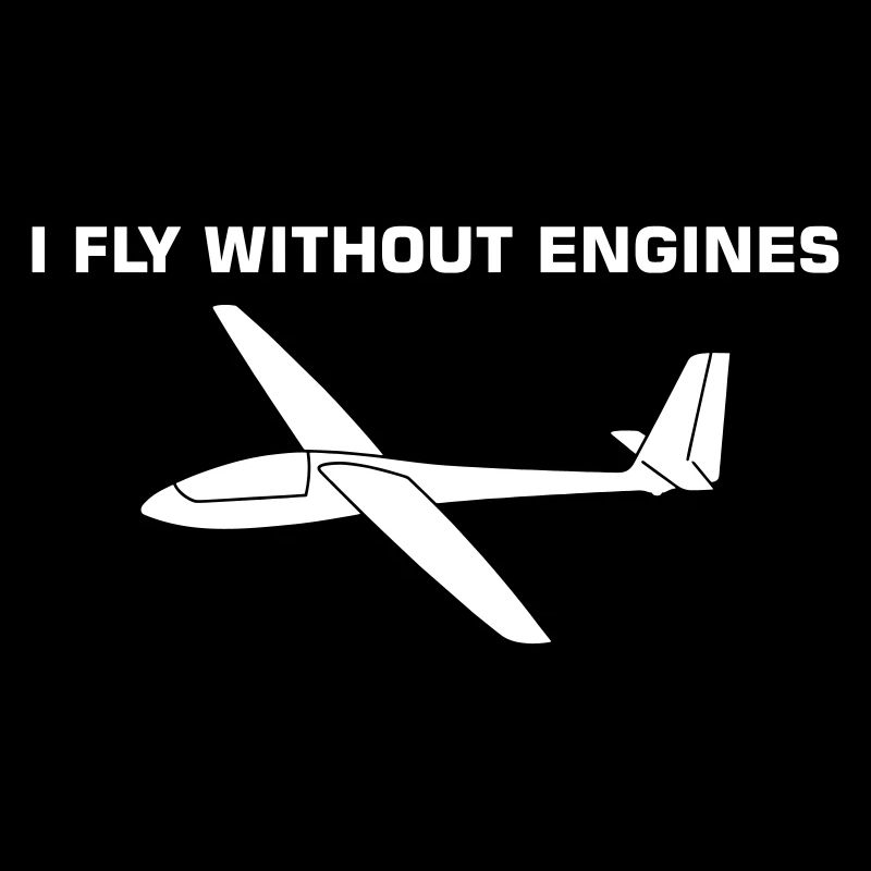Glide without engine saying glider pilot pilot