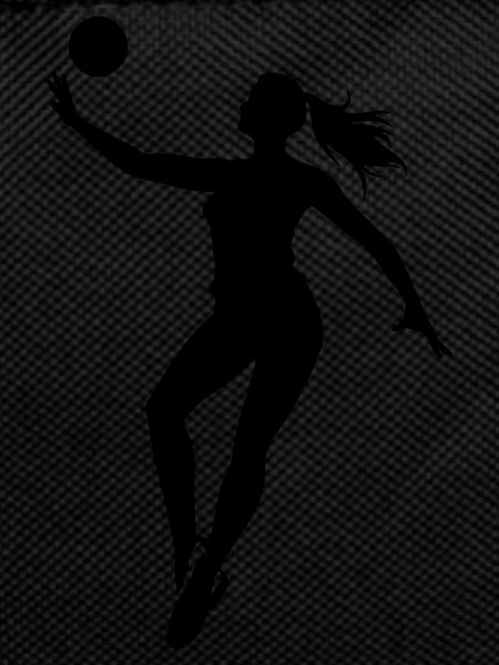 Volleyball Player Silhouette