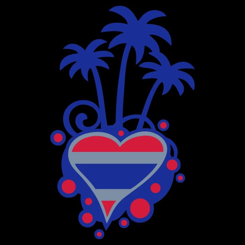 Conception de palmiers (Coeur thaïlandais)