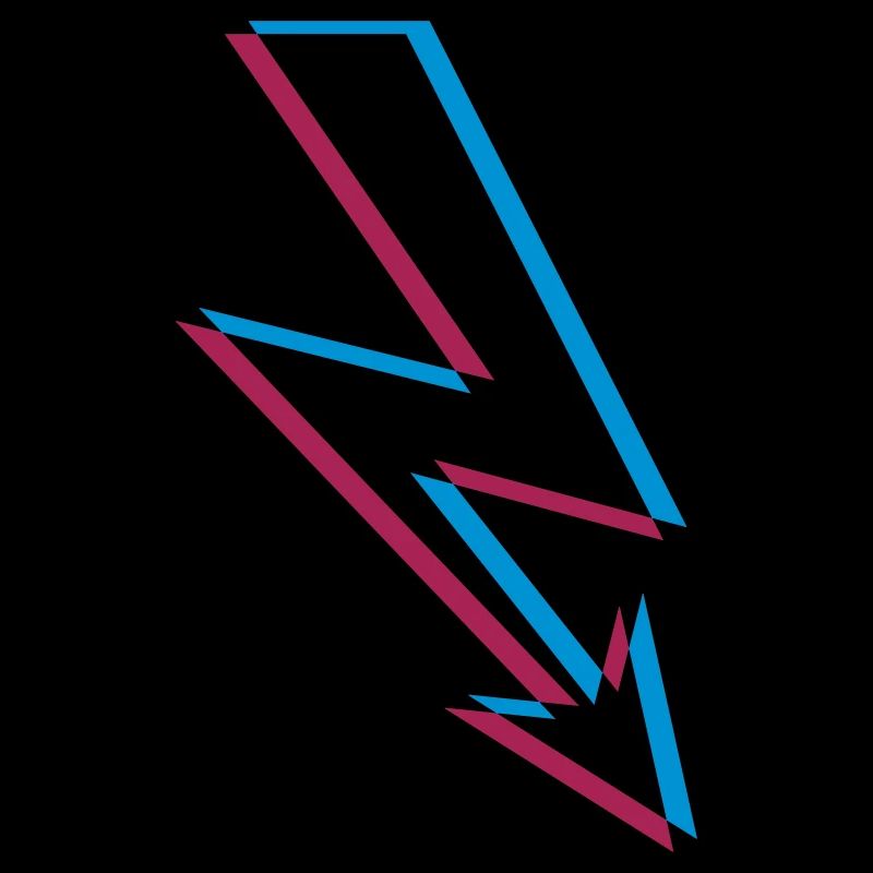 3d elektrisch blitz strom energie starkstrom achtu