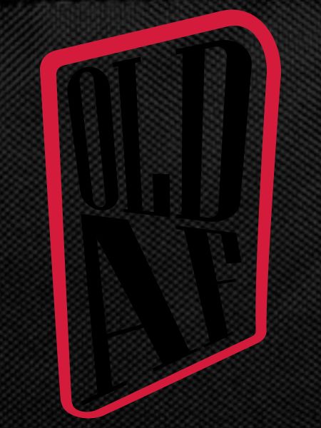 old AF Text Logo
