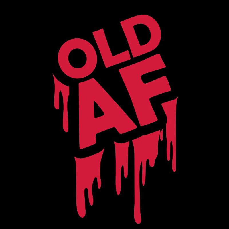 old AF Text Logo