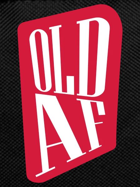 old AF Text Logo
