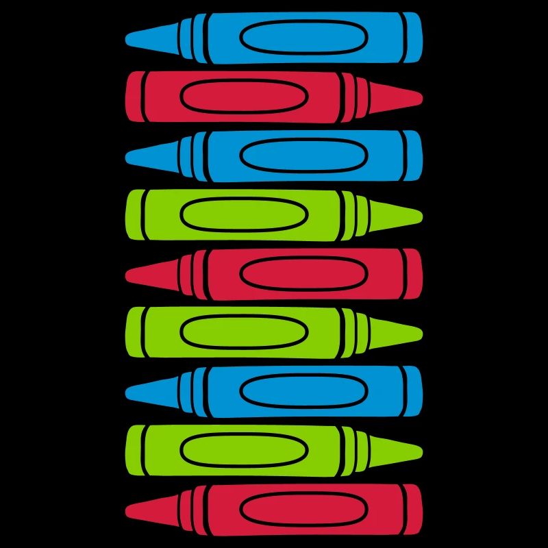 Beaucoup de crayons de cire cool design