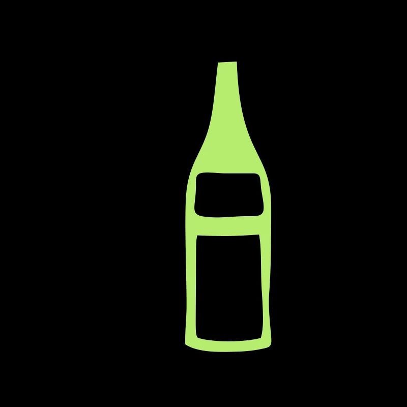 Flasche Weinflasche - V2