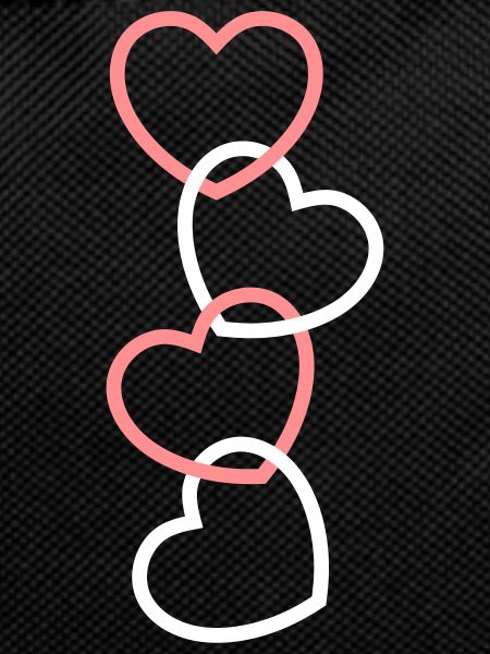 Four hearts on a chain