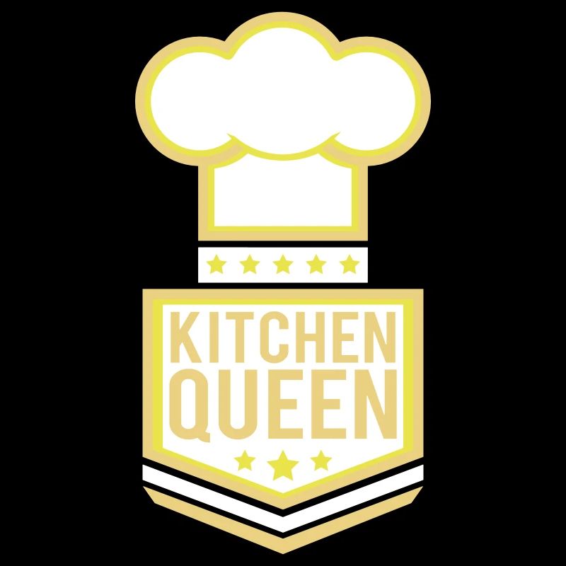 Logo Kitchen Queen lettrage Kitchen Queen femme