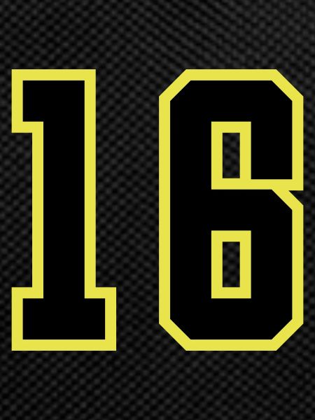 16 Number Jersey