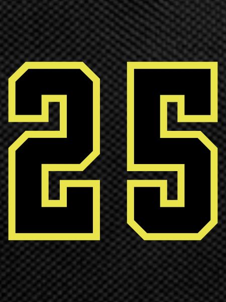 25 Number Jersey