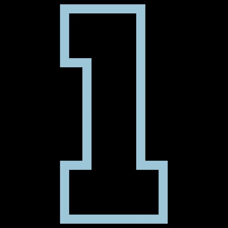 1 Zahl symbol