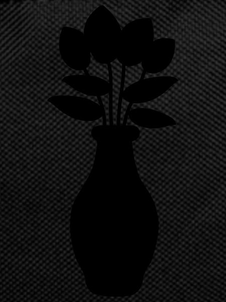 Outline silhouette beautiful tulips