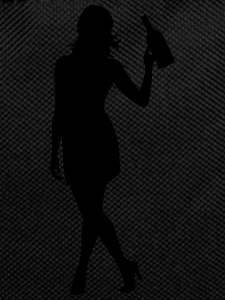 Woman Drinking Silhouette