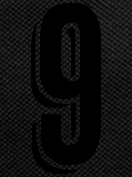Jersey number nine - number - 9