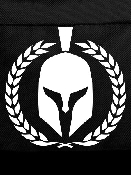 spartan helmet wreath