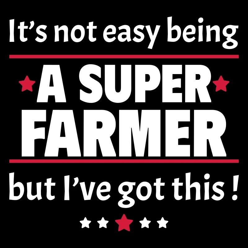 Not easy to be a super farmer!