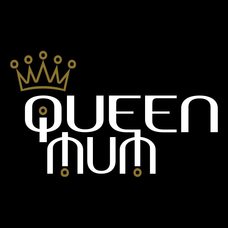 QUEEN MUM with crown