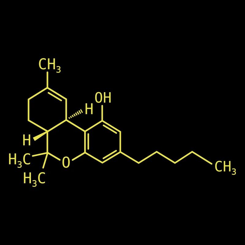 THC Strukturformel